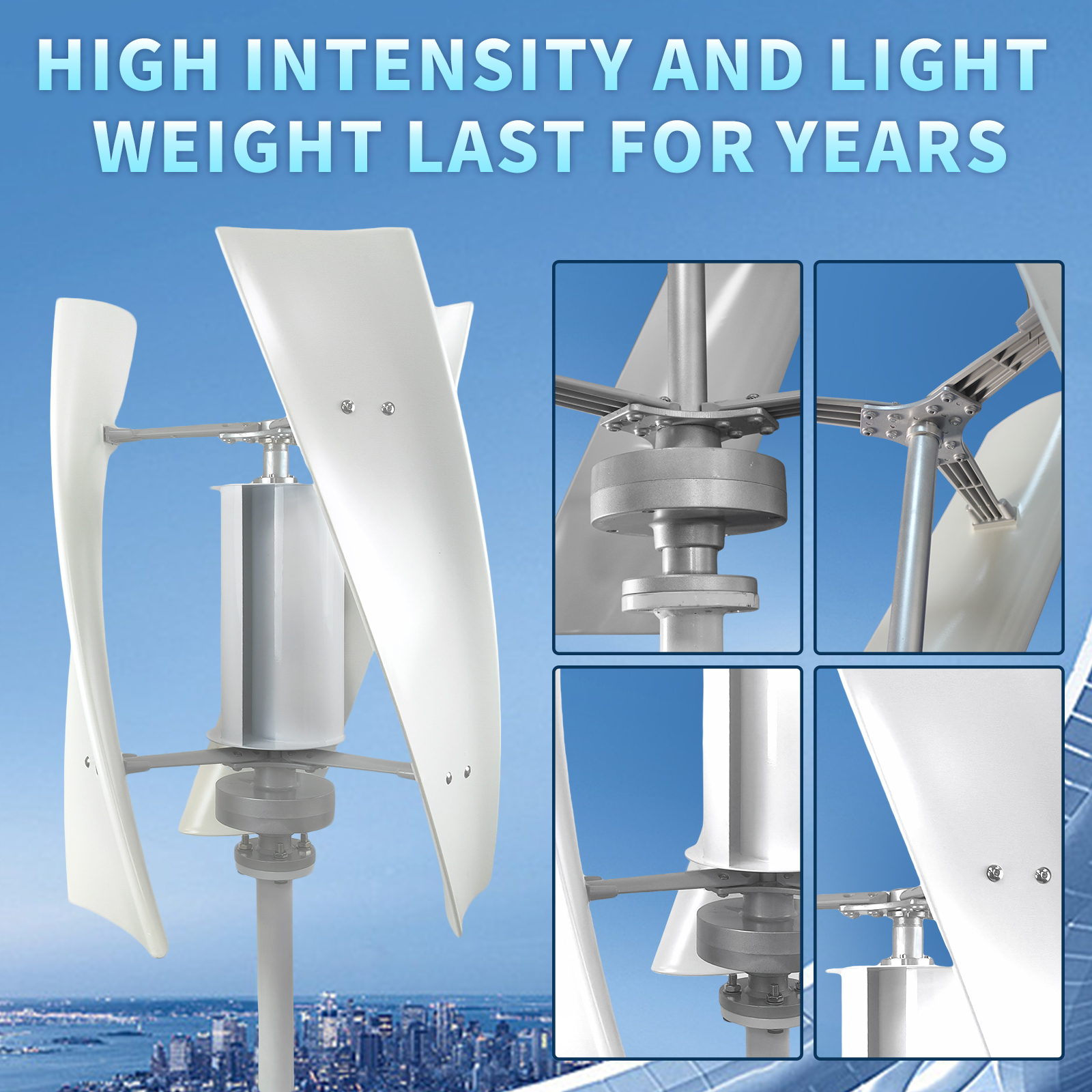 3000W High Efficiency Wind Tur - Wind Solar Hybrid Kit avis et prix