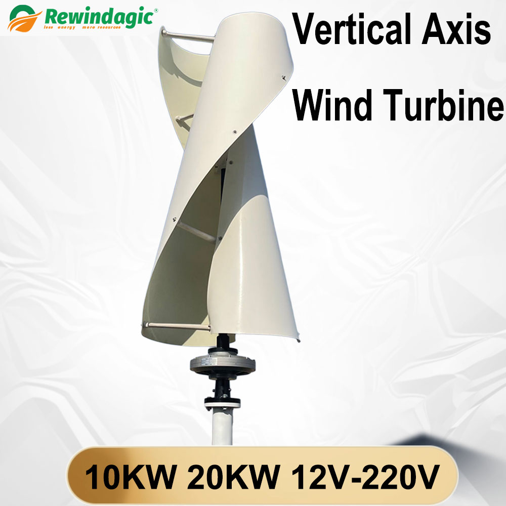 10KW 20KW Vertical Wind Turbin - Wind Solar Hybrid Kit avis et prix