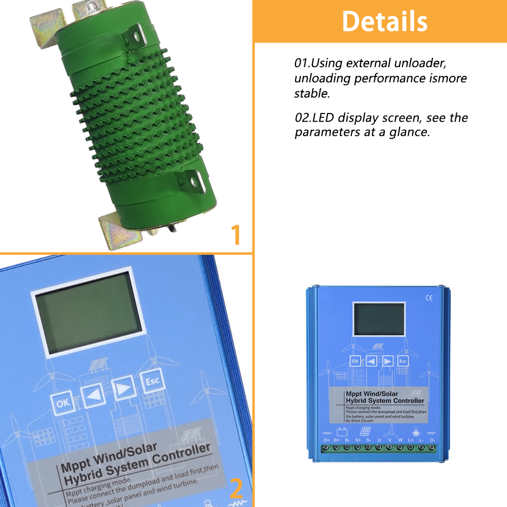 Solar &Wind Hybrid System MPPT - Wind Solar Hybrid Kit avis et prix